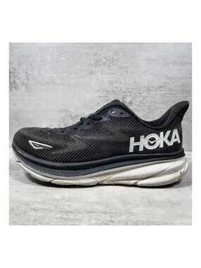 Hoka One One Clifton 9 Running Shoes - Women's Size 10 - Black